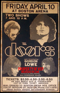 הדלתות The Doors הופעה חיה בוסטון ארנה 10 באפריל 1970