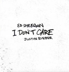 אד שירן ג'סטין ביבר - I Don't Care