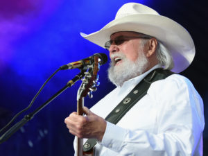 MANHATTAN, KS - JUNE 22:  Charlie Daniels performs during Kicker Country Stampede - Day 2 at Tuttle Creek State Park on June 22, 2018 in Manhattan, Kansas.  (Photo by Rick Diamond/Getty Images for Kicker Country Stampede)