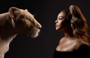 THE LION KING - (L-R) Nala and Beyoncé Knowles-Carter. Photo by Kwaku Alston. © 2019 Disney Enterprises, Inc. All Rights Reserved.