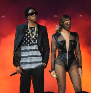 EAST RUTHERFORD, NJ - JULY 11: Beyoncé and JAY Z perform on the On The Run Tour at the Metlife Stadium on Friday, July 11, 2014, in East Rutherford, New Jersey. (Photo by Frank Micelotta/PictureGroup).