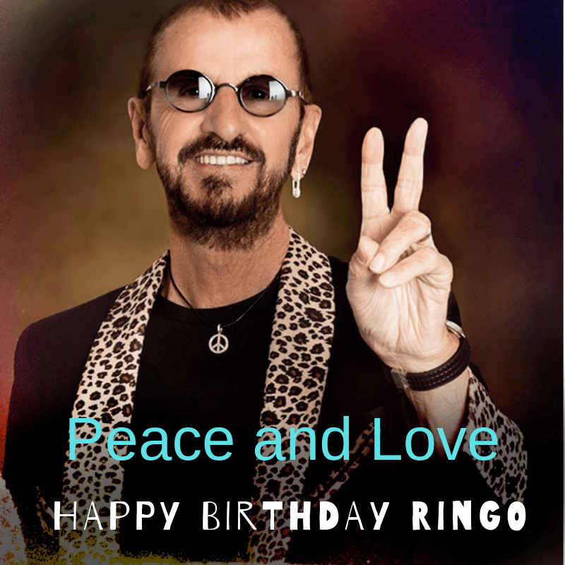 Peace and Love - רינגו סטאר חוגג את יום הולדתו ה -81