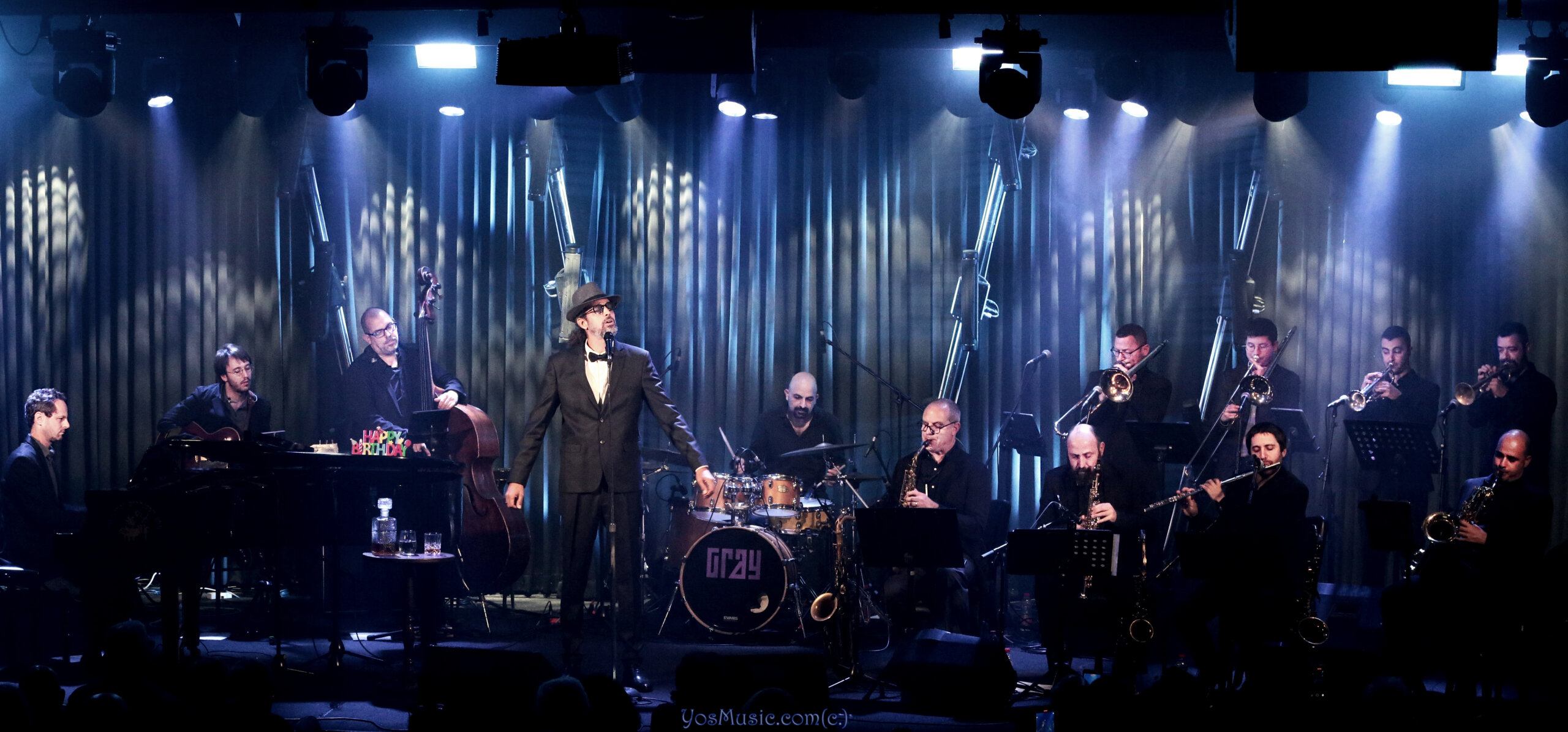 תזמורת הג'אז הישראלית. צילום: מרגלית חרסונסקי