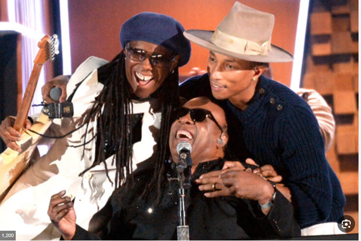 סטיבי וונדר דאפט פאנק פארל וויליאמס Get Lucky